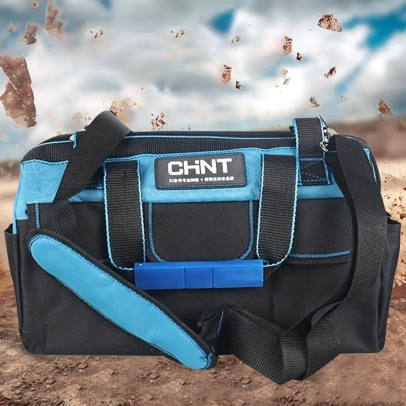 Multifunctional Portable Tool Bag Organizer, Thickened Large Capacity Waterproof & Wear-resistant Tool Kit, Multi-pocket Electrician Storage Bag, Tool Pouch, Tool Organizing Bag