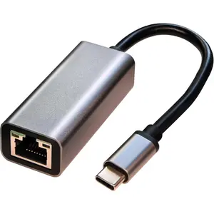 X-APT18  USB C to ethernet Adapter,Ethernet to USB c,TypeC to RJ45 Ethernet Adapter 1Gbps Gigabit Ethernet Compatibility for Mac,MacBook Pro/Air,Dell XPS,Chromebook,Surface Aluminium Android
