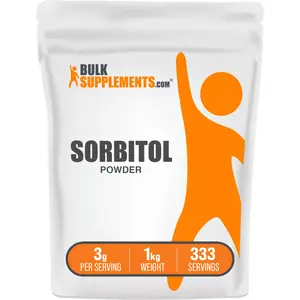 BulkSupplements - Sorbitol Powder - Natural Sweetener - 100g-1kg - 3g per Serving