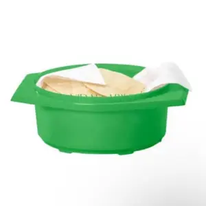 2.75L Round Food Storage Container with Lid – Ideal for Tortillas or Meal Prep Space Saving Plastic Kitchen Utensils Stackable