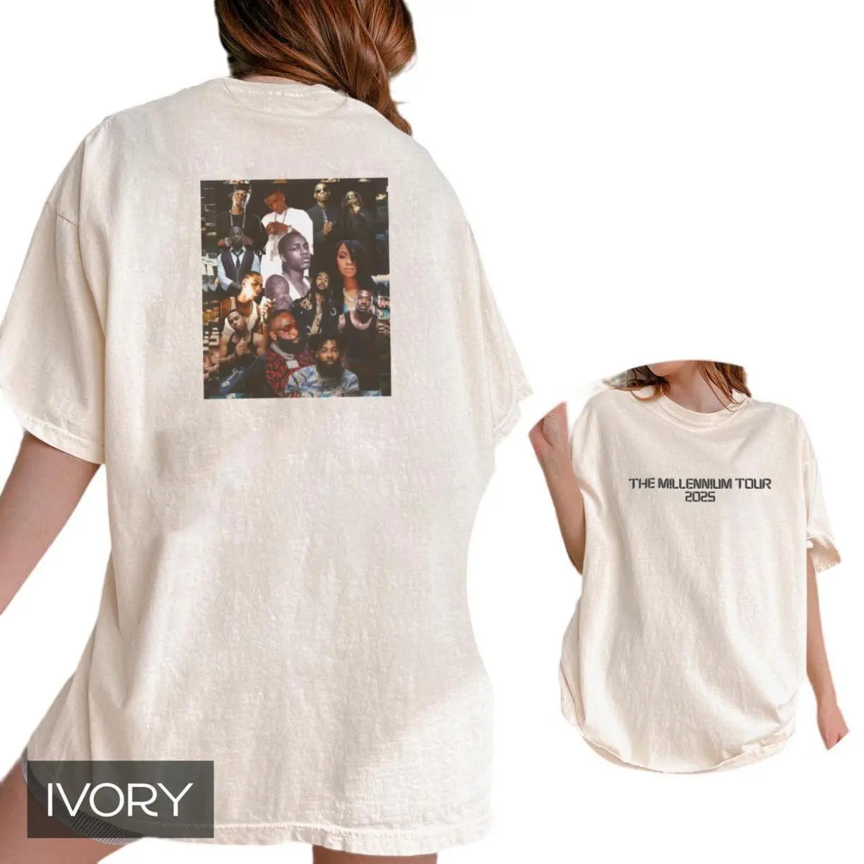 Millennium shirt,Retro Music Tee, Unisex Graphic Tee, Concert Shirt, Millennium Tour Tribute T-shirt, Vintage Hip-Hop Merch, Gift