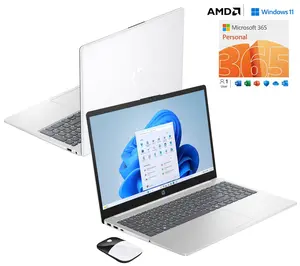 HP 15.6" Laptop AMD Athlon 4GB 128GB SSD with MS365