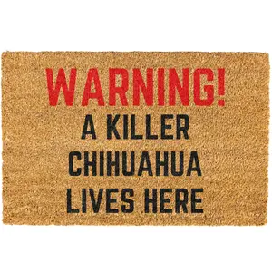 Warning doormat, Funny Dog Doormat, Dog Breed Door mat