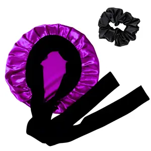22 momme Mulberry Silk bonnet matching scrunchie set
