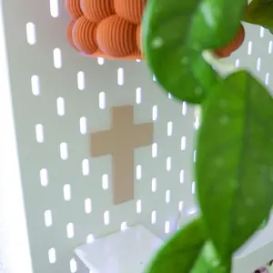 Jesus Cross Pegboard Accessory – Fits IKEA Skådis | 3D Printed Faith Wall Decor Religious Gift Ornaments Hangable