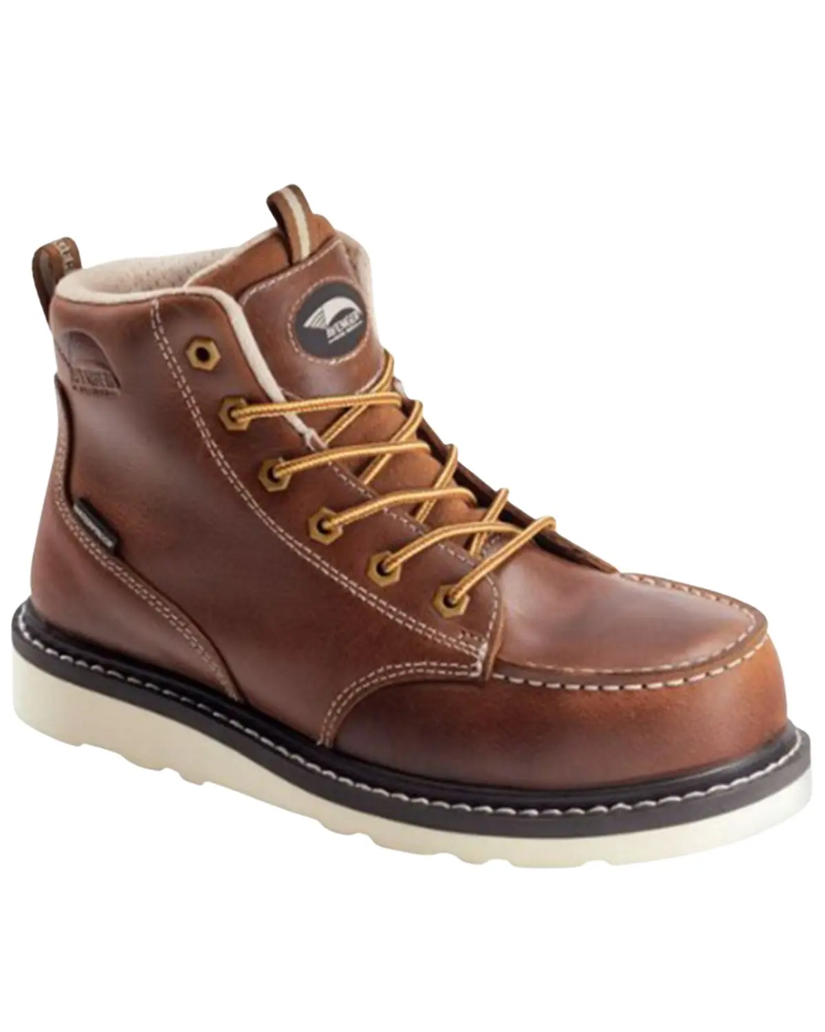 Avenger Men's Men'S Wedge 6" Mid Waterproof Lace-Up Work Boot - 7551