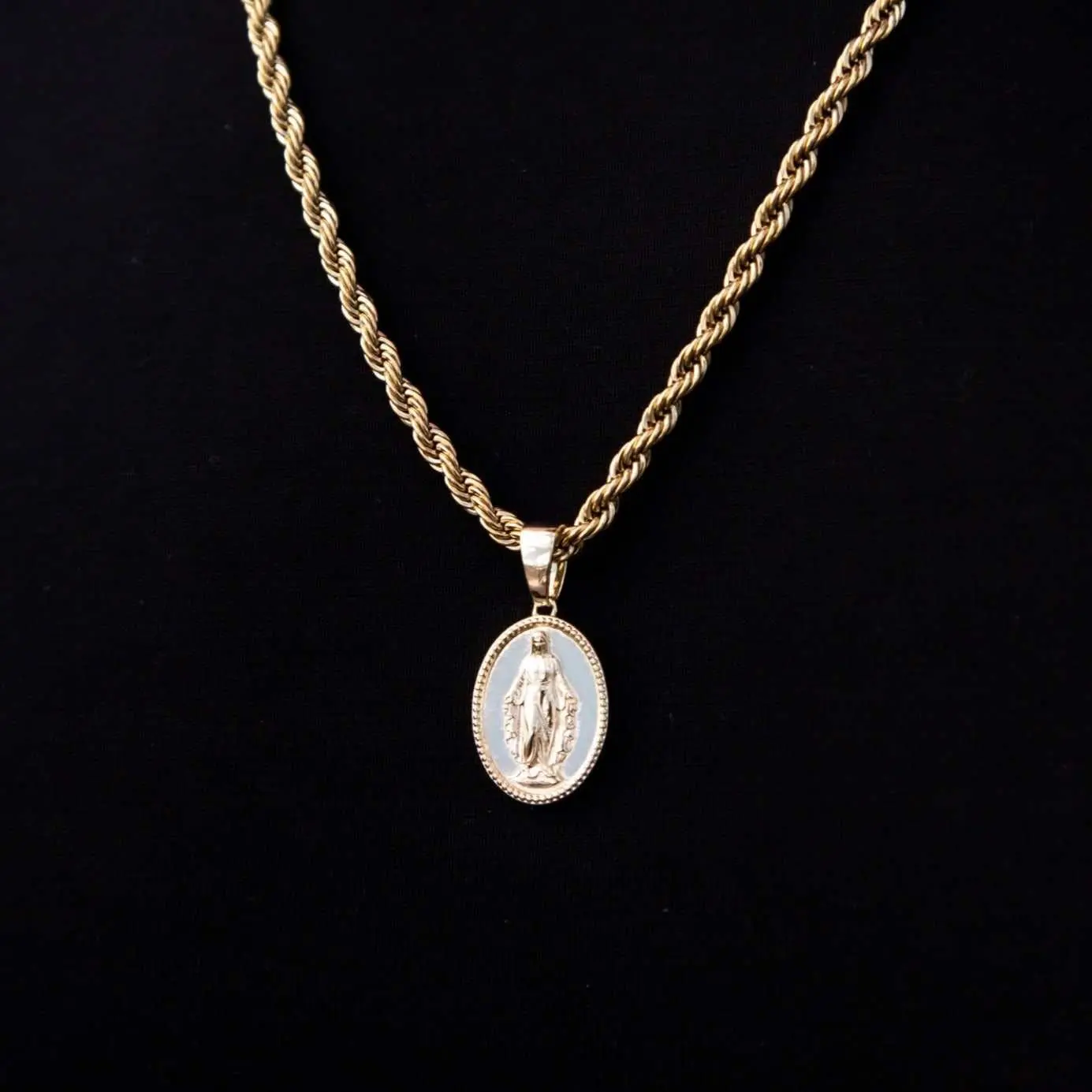 GLD Micro Lady of Guadalupe Pendant  - Perfect Gift- (Chain Not Included) #tiktokshopsummersale