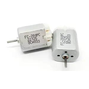 2 Pack 10mm Flat Shaft Central Door Lock Actuator Motor FC-280PC-22125 D Spindle Power Locking Repair Engine