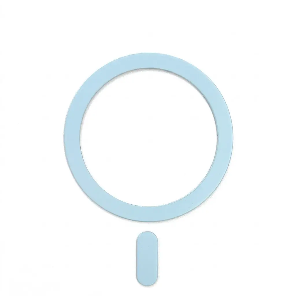Universal Ultra-Thin Magnetic Ring Sticker for All Cell Phones, Metal Magnet Plate Compatible with MagSafe Wireless Charger and Car Mount