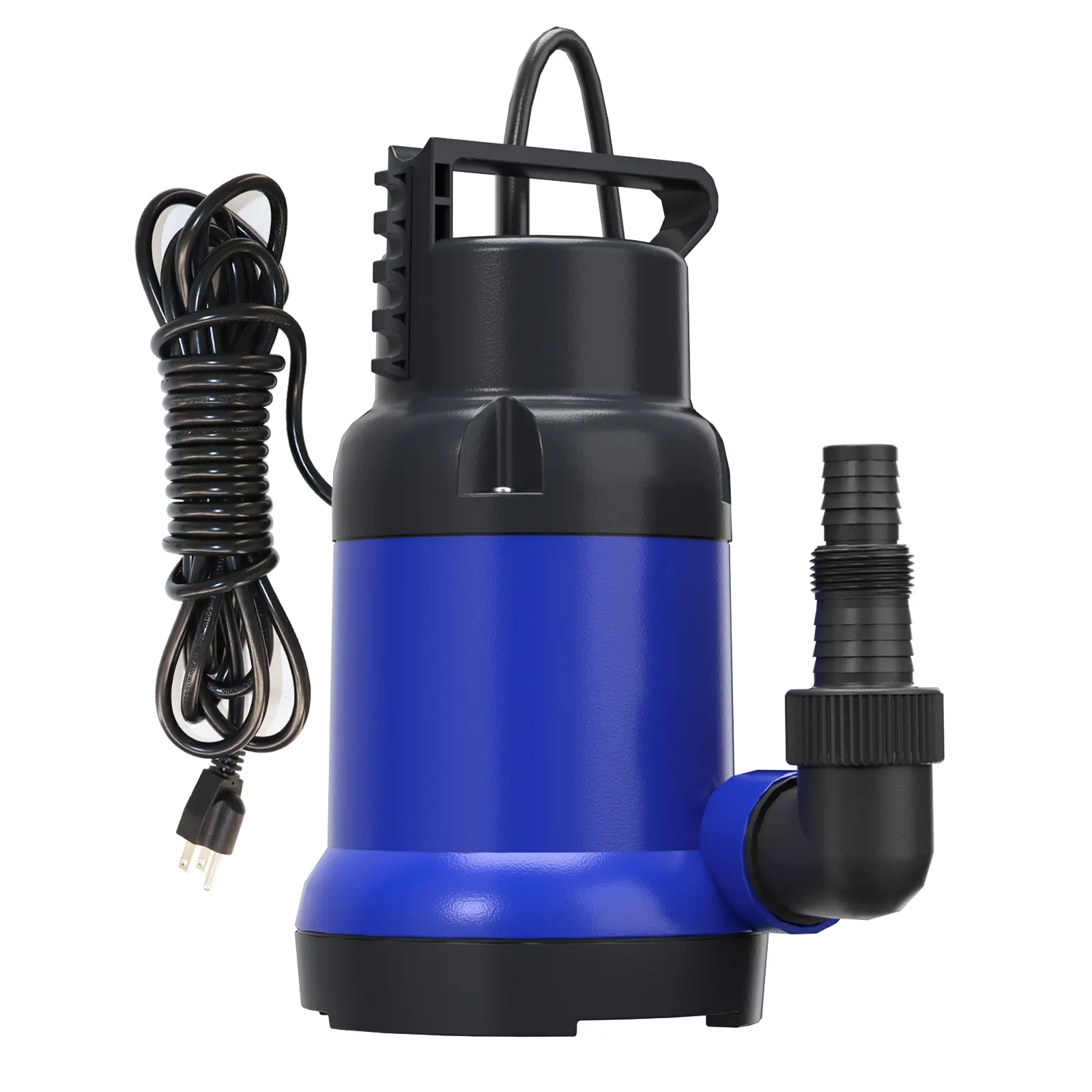 1HP Sump Pump Submersible Water Pump 3700GPH Portable Electric Utility Pumps for Pool Draining Hot Tub Basement