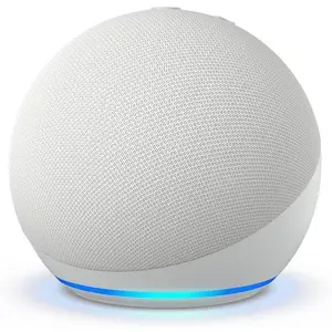 Wireless Bluetooth Speaker with LED Light, Mini Spherical Fabric Design, Clear Sound Quality, Lightweight with Lanyard, for Indoor, Outdoor, Camping and Daily Listening