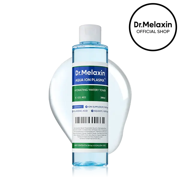 [Dr.Melaxin Official] Aqua Ion Plasma Hydrating Watery Toner | Moisturizing, Hyaluronic Acid | Korean Cosmetics | 200ml