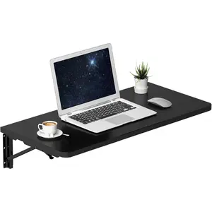 Wall Mounted Desk, Folding Table for Small Spaces, Wall Floating Desk with Heavy Duty Brackets for Laundry Room,Kitchen,Office Storage