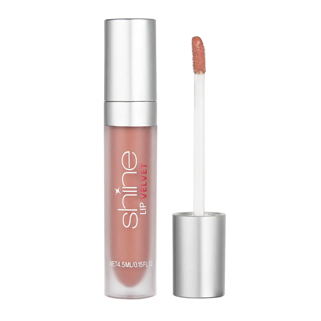 Shine Cosmetics Matte Lip Gloss - LipVelvet - Elegant Lip Color with Smooth Application and Stylish Finish, Smooth