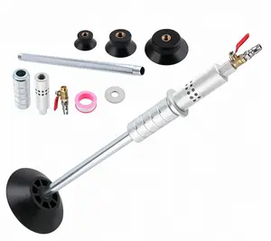 Pneumatic Dent Puller Kit - Air Vacuum Suction Cup Slide Hammer for Paintless Dent Repair PDR & Auto Body Restoration with 3-Size Suction Cups and Complete Tool Set