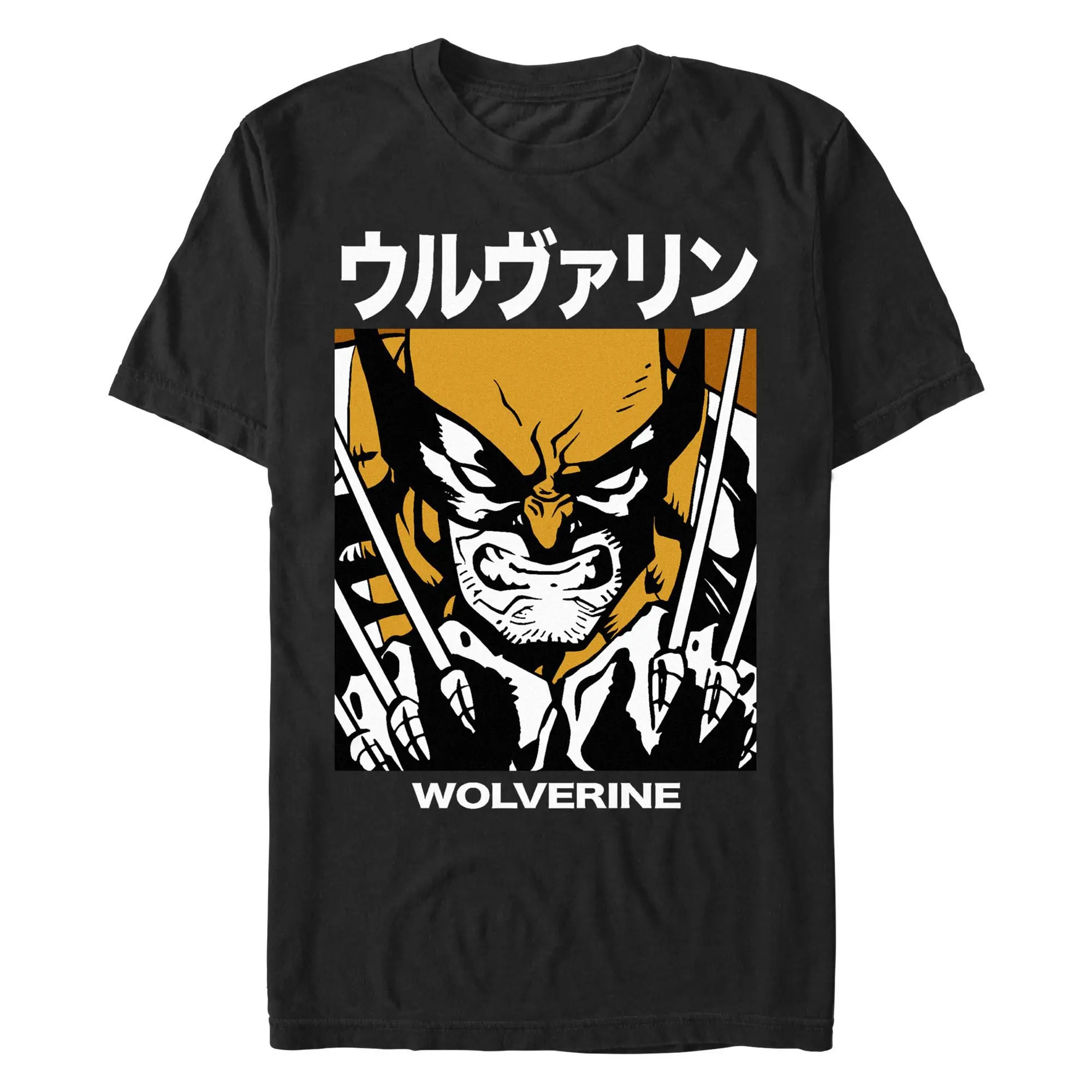 Men's Marvel Wolverine Portrait Poster T-Shirt