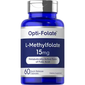Carlyle L Methylfolate 15mg | 60 Capsules | Max Potency | Optimized and Activated | Non-GMO, Gluten Free | Methyl Folate, 5-MTHF | by Opti-Folate Carlyle L Methylfolate 15mg | 60 Capsules | Max Potency | Optimized and Activated | Non-GMO, Gluten Free | Methyl Folate, 5-MTHF | by Opti-Folate