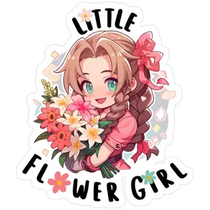Aerith Ff Fan Art Design Sticker