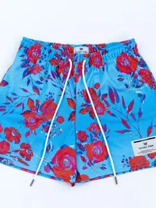 Ryoko/rain Casual Mesh Basketball Shorts for Men and Women, Summer Above-The-Knee Four-Quarter Pants, Elastic and Versatile