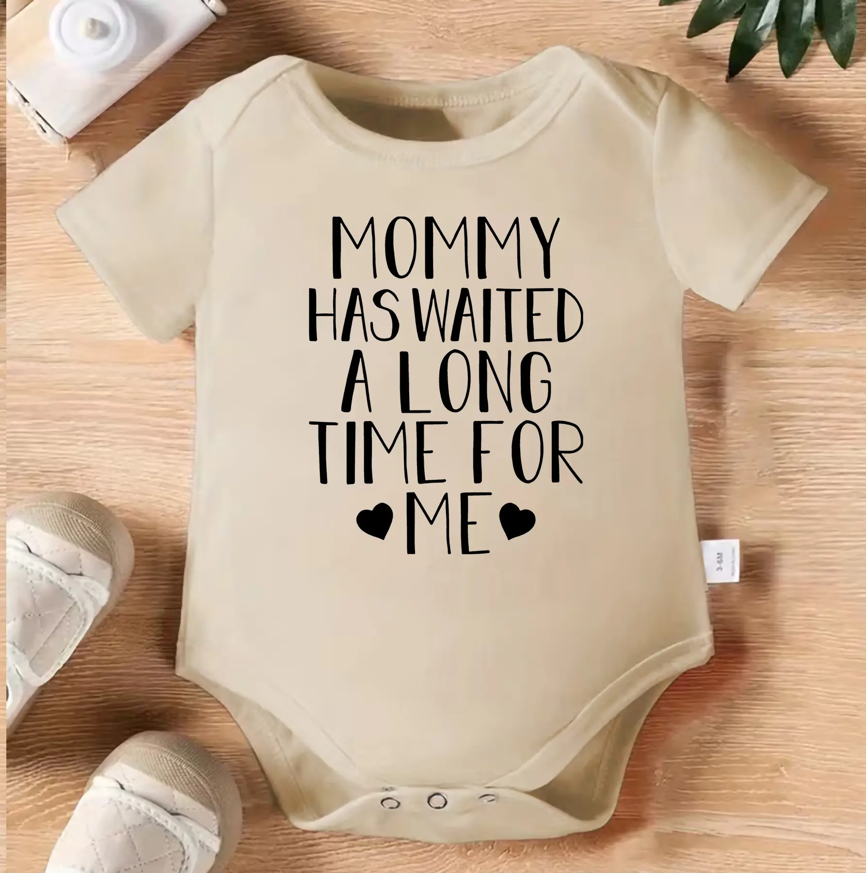 Mommy Has Waited A Long Time For Me Baby Bodysuit, IVF Miracle Baby Onesie, Rainbow Baby Infant Romper, Newborn Announcement Outfit, Adoption Baby Clothes, Long Awaited Baby Gift, Baby Shower Bodysuit, Pregnancy Reveal Onesie
