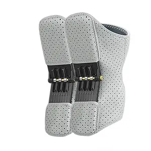 Spring-Powered Knee Support Brace - Patellar Compression Stairs/Squats Aid Patellabands Leg Sleeve Knee Wraps Knee Stabilizer