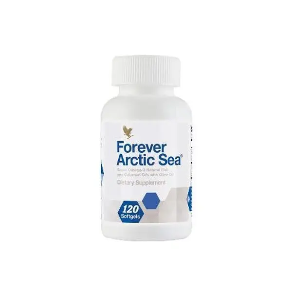 Forever Arctic Sea Omega-3 Natural Fish Oil with Olive Oil 120 Softgels Dietary Supplement