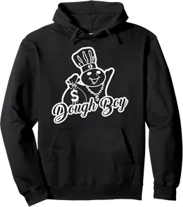 Dough Boy Pullover Hoodie - Ashleyan Shop 23B0D22S3W6X