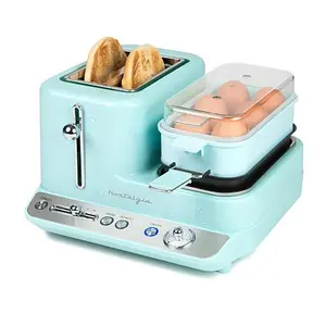 Nostalgia CLBS3AQ Retro 3-in-1 Breakfast Station - Aqua
