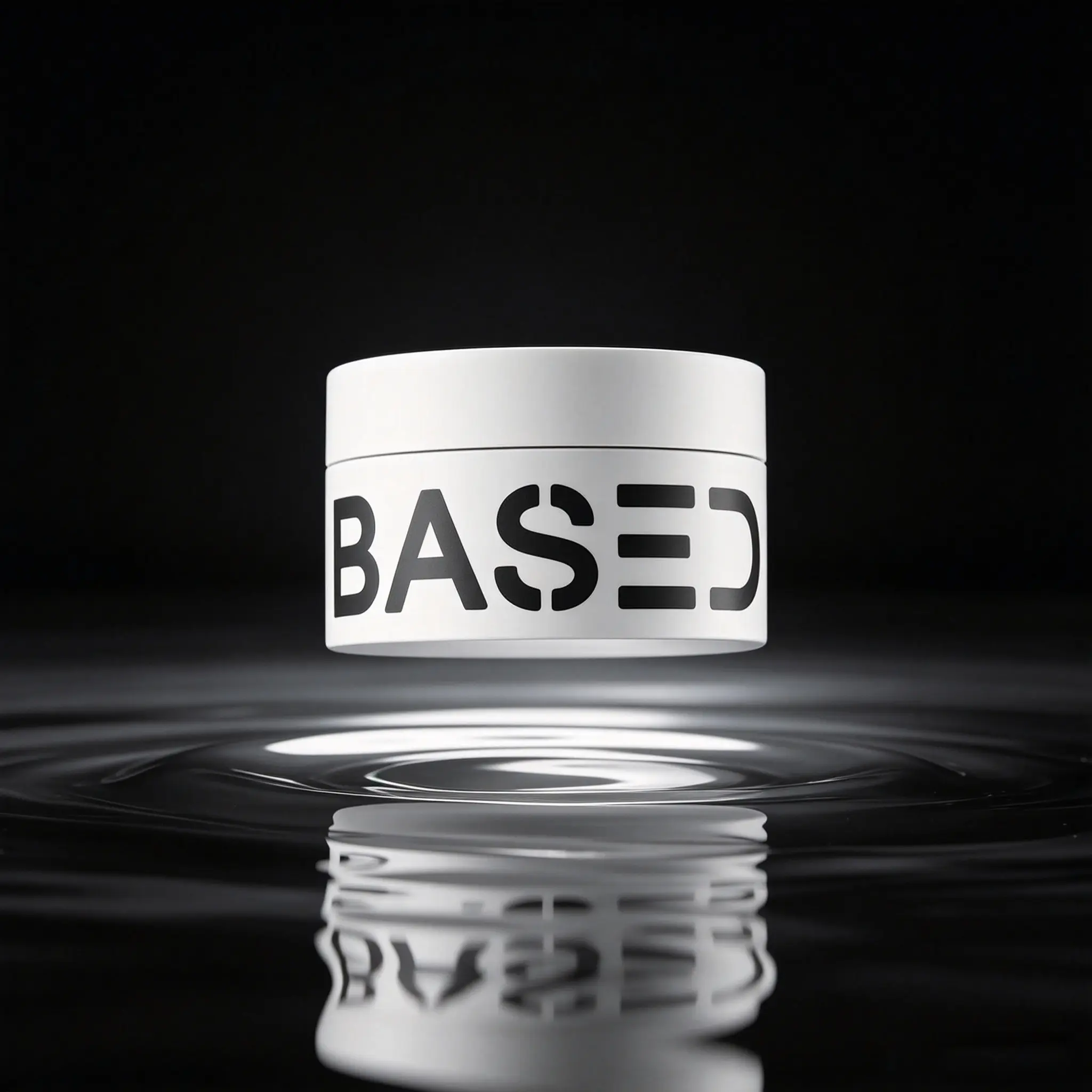 BASED Men's 3oz Matte Hair Clay - All-Day Strong Flexible Hold, Non-Toxic Natural Formula Infused with Shea Butter, Beeswax, Mineral Clays for Textured Hairstyles