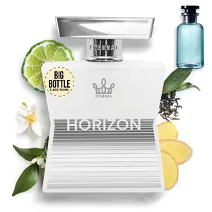 Eternal Horizon - Inspired by Iconic Ginger Black Tea Perfume - 3.4 oz (100ml) - EDP - Long-lasting - Clean Ingredients - Unisex Perfume for Men & Women - 2000 sprays per bottle