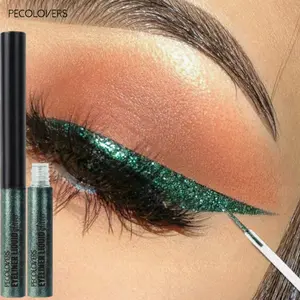Glitter Eyeliner Eyeshadow, Waterproof Pearlescent Liquid Eyeliner Pen, Shiny Eye Makeup Gift, Eye Shimmer, Glitter Beauty, Christmas Holiday Cosmetics