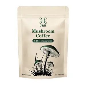 J&H Mushroom Coffee | Sugar-Free | Caffeine-Free | Vegan | Keto | USA’s #1 Coffee Alternative