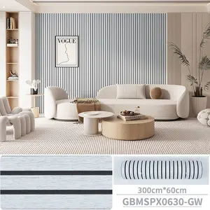 212 MAIN Abolos UNBSPX0630-GW White Birch 3D Wood Grain Peel-and-Stick Wall Tiles - 5mm Thick IXPE Panels, Self-Adhesive Waterproof, Peel and Stick Wallpaper Designs, Indoor Sound-Absorption, Easy to Cut/Install/Fit, Living Room Decor