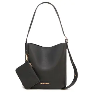 Montana West Bucket Shoulder with Coin Purse and Adjustable Strap for Women