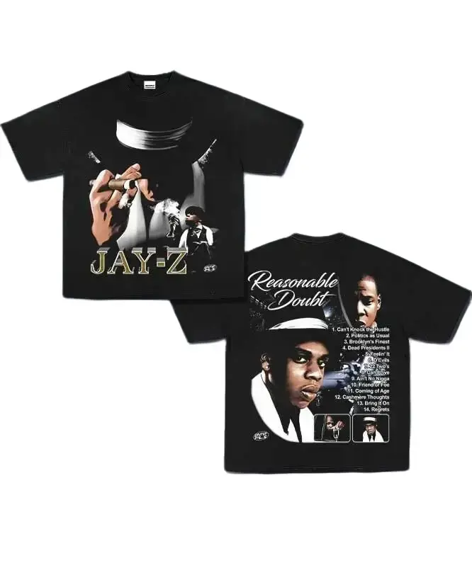 2 Side JAY Z 2.0 Graphic T-shirt, Y2K Gift For Fan