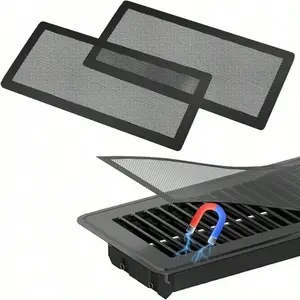 4pc Magnetic Floor Vent Covers - 4X10inch Mesh Filters For Home/Floor/Wall/Ceiling Catch Debris Hair Dust-Retail