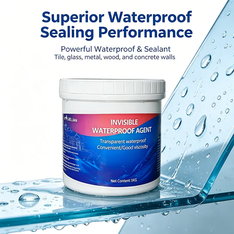 1000g Clear Adhesive Waterproof Sealant High Heat Resistant UV Resistant for Construction Roof Leak Repair Bathroom Wall Strong Bonding Long Lasting Leak Proof