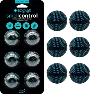 EQOUUS Premium Odor-Fighting Deodorizer Balls for Shoes, Cars, Closets, Lockers, Gym bags - Long-Lasting & Eco-Friendly, Infused With Natural Essential Oil Odor-Combating Formula (FRESH LINEN) Footwear Comfort For Parent Bedroom