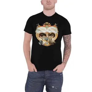 Michael Jackson T Shirt Dangerous Logo New Official Mens