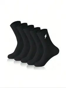 Men's Mid-Calf Socks, Soft Skin-Friendly, Anti-Odor, Non-Slip, Comfortable, Ideal for Running, Fitness, Basketball, Tennis