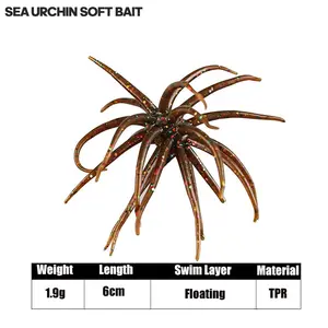 Ball Shaped Soft Plastic Fishing Lure, 6cm/10cm Realistic Multi-Color Fish Attractor, Perfect for Bass, Mackerel, Trout, Largemouth Bass Lure, Bass Fishing Lures, Fishing Tackle