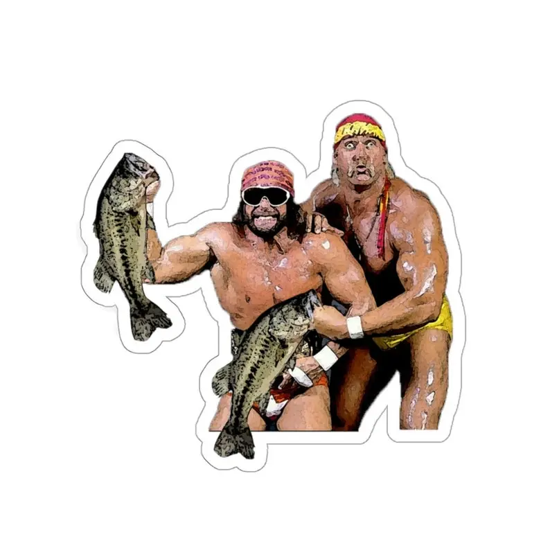 Bass Fishing Decal Funny Fishing Sticker