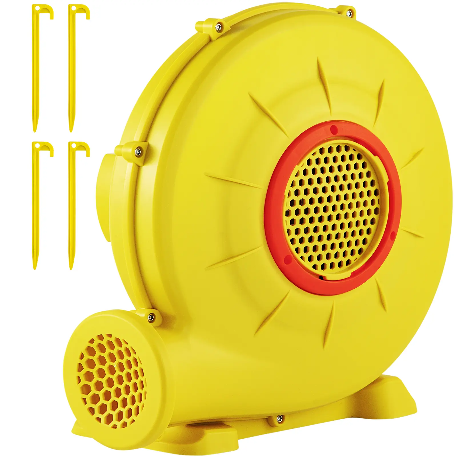 【Summerfinds】VEVOR Air Blower 450W 0.6HP Inflatable BlowerPortable and Powerful Bounce House Blower1750Pa Commercial Air Blower Pump FanUsed for Inflatable Bouncy Castle and Jump Tested to UL Standards, Lightweight Blower, Super Power Blower