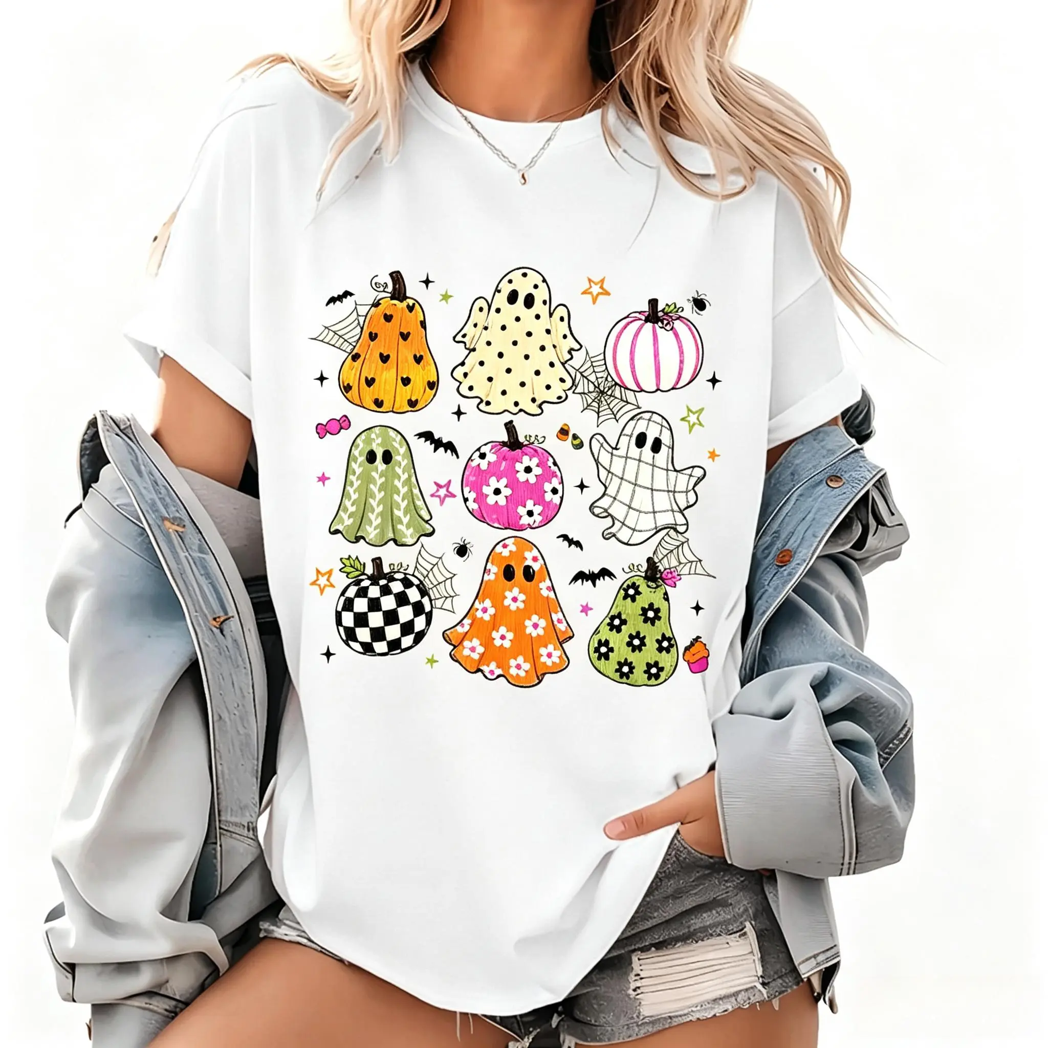 Trendy Ghost Shirt | Cute Halloween Tee | Spooky Halloween Shirt | Ghost Graphic Tee | Fall Halloween Tee | Cute Spooky Season Shirt