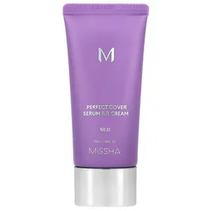 Missha Perfect Cover Serum B.B Cream, No. 23 Natural Beige, 1.18 fl oz (35 ml)