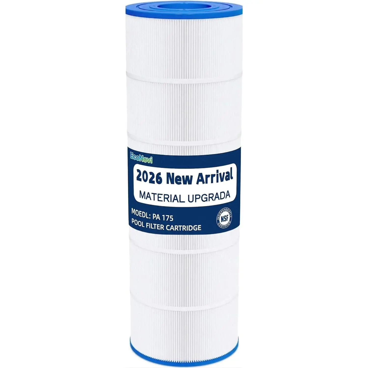 1-Pack 175 sq. ft Polyester Pool Filter Cartridge Compatible with Hayward C1750, Replaces Hayward CX1750RE, Pleatco PA175, Unicel C-8417, Filbur FC-1294, 28-3/16" Length, 4" Top/Bottom Openings, 8-15/16" Outside Diameter, Advanced Filtration Technology, P
