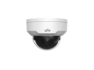 Uniview IPC324SB-DF28K-I0 4MP Smart IR WDR 3D-DNR Outdoor Network Ultra 265 PoE Dome Camera with 2.8mm Lens - Metal