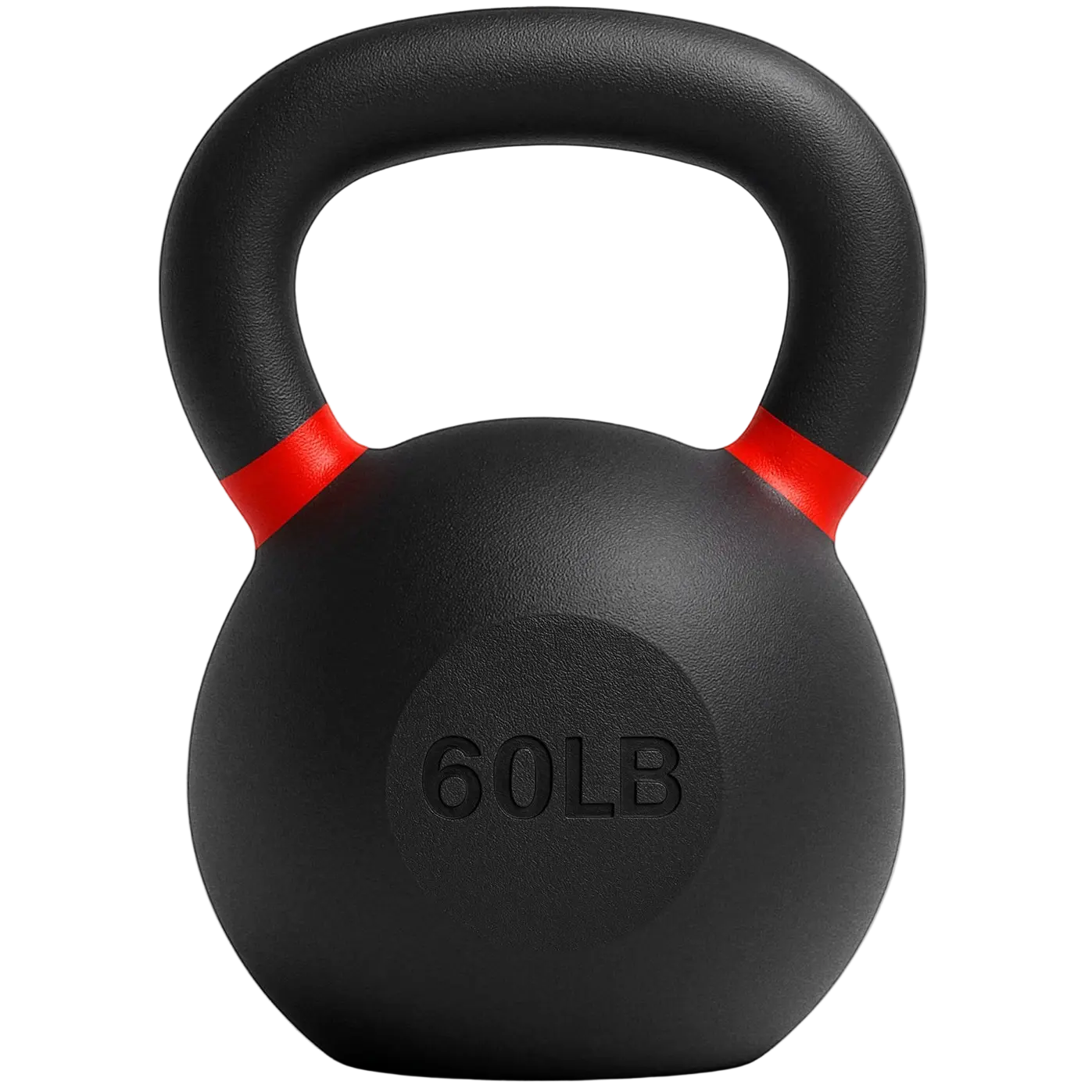 French Fitness 60 lbs Cast Iron Kettlebell - New Strength Training Equipment for Home Gym