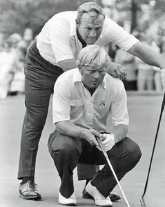 Golf Legends Glossy Paper Wall Poster - Ryder Cup Themed Putting Green Print with Border, 8x10/11x14 Sizes for Home Room Decoration
