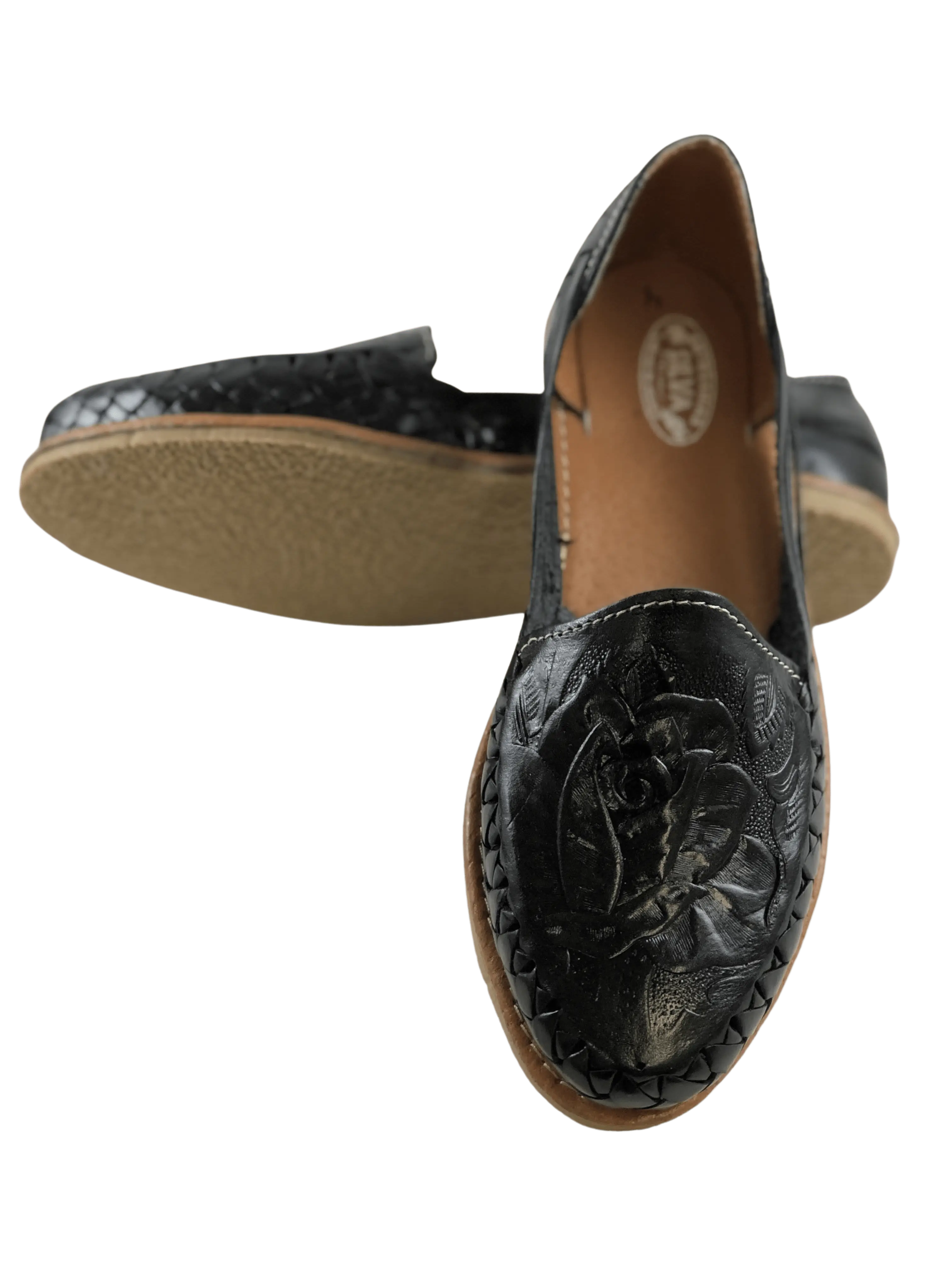 Women's Slip On Lucia Printed Rose Huarache Footwear Shoe